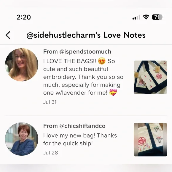 NWT Trader Joe’s canvas tote with embroidery - Picture 9 of 12